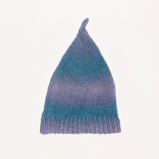 Blue and Purple Elf Hat